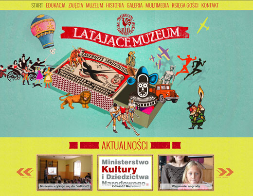 Wykonanie strony internetowej Muzeum-ognia.pl dla Muzeum Filumenistycznego w Bystrzycy Kłodzkiej